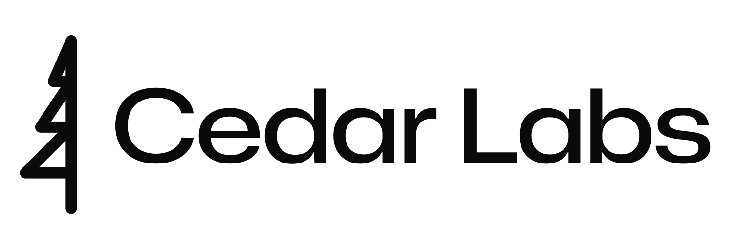 Continuous Circuit Cedar Labs logo in black