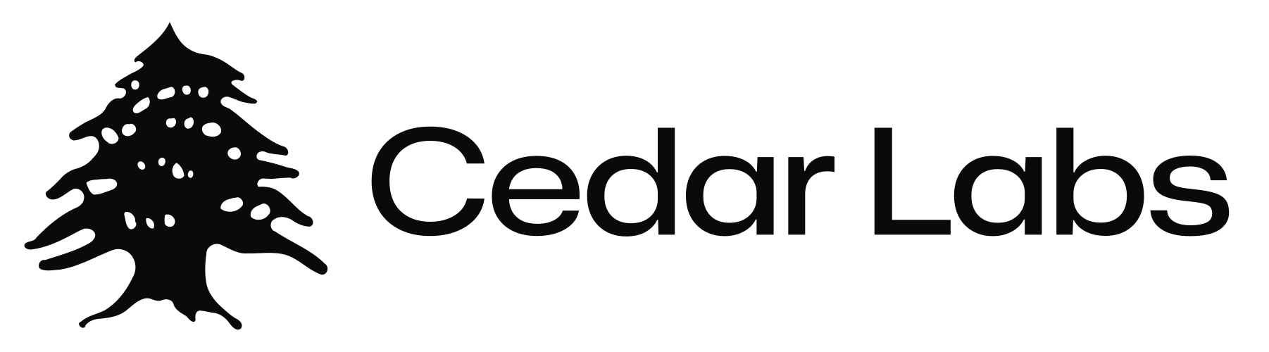 Lebanese Cedar Cedar Labs logo in black